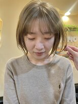 ラウンジ モリオ イケブクロ(Lounge MORIO Ikebukuro)&nbsp;【morio池袋】柔らかベージュボブ○