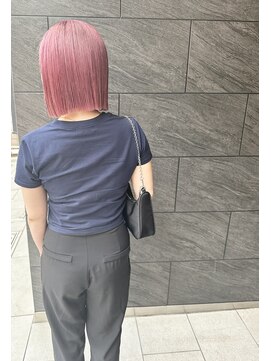 フレーム なんば店(FRAME) ▲ブリーチありピンクカラー