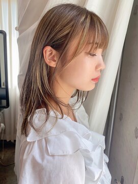 ボンド 三軒茶屋(Bond) たーぷりブリーチハイライト!・ミディアムヘア【三軒茶屋】