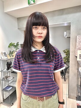 ヴェイン 渋谷(vain) ロングレイヤー/レイヤーカット/ワイドバング/20代