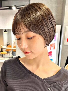 プルーヴ 秋葉原(prove) 30代40代大人女性/前髪ありショートボブ/ショートヘア/髪質改善