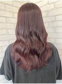 ピンクブラウン/韓国/髪質改善