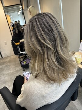 ラフ 難波店(LAFF) #セミディ#シアーカラー#ショートヘア#姫カット#ダークアッシュ