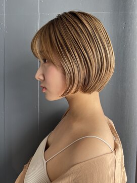 ステラバイケンジ(STELLA by KENJE) 大人綺麗ボブ/藤沢/髪質改善縮毛矯正/ショート/脱白髪染め透明感