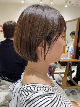 ネイロ 錦糸町(NeiRo) ●前下がりショートボブハンサムショートカットカラーパーマケア