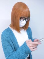 シア(sia)&nbsp;アプリコットオレンジ/髪質改善カラー