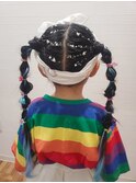 ダンスヘアセット