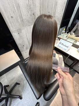 ピリオド 赤坂(Period.) ココアブラウン×髪質改善