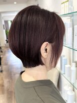 アントワープトーキョー(antwerp TOKYO)&nbsp;40代50代髪質改善ピンクベージュショートボブ白髪染め