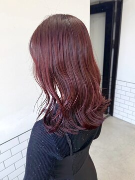 エマエコル(Emma ecole) Emma ecole ブリーチなしチェリーレッドカラー/暖色ブラウン