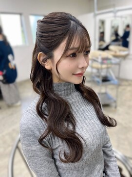 ファンド 千葉(fand) ハーフアップ/シンプルセット/MANAMI