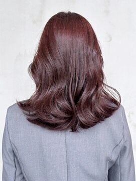 アイティーバイアルバム 藤沢店(IT by ALBUM) ミディアムロング韓国ヘア顔周りレイヤー_ba512131