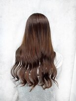 デミヘアー(Demi hair)&nbsp;チョコレートブラウン×リバース巻き
