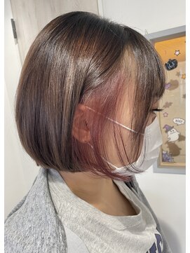 美容室カードル 新小岩店(Cadre) イヤリングカラー/ピンク