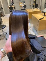 ジーナ 船橋(Zina)&nbsp;髪質改善＊ロングレイヤーグレーベージュ＊美髪【Zina船橋】