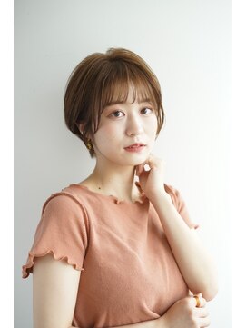 ルフュージュ バイ プロデュース 相模大野店(Refuge by Produce) くびれショート/マロンベージュ