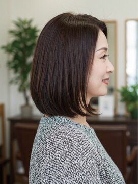 アイスタイル 戸坂店(I STYLE) 50-60代にオススメ★ストレートボブ