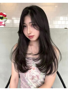 シェイト(ciate) 韓国へア ロングレイヤー透明感カラー @ciate_mayu