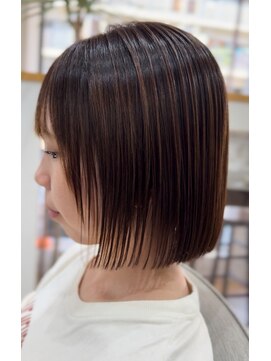 エメヘアデザイン ルイス(Aimer Hair Design Lewis) オイルカラー/ボブ/弘前市