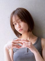 ディジョン(Dijon)&nbsp;韓国顔まわりレイヤーカットグレージュオリーブベージュブラウン