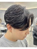 圧倒的毛流れフェザーパーマ/メンズパーマ