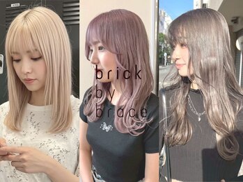 ブリックバイブレイス 千葉 千葉中央(brick by brace)の写真/第一印象がキマる顔周り！前髪やおくれ毛まで計算し尽くした小顔カット◎[千葉駅/髪質改善/ケアブリーチ]