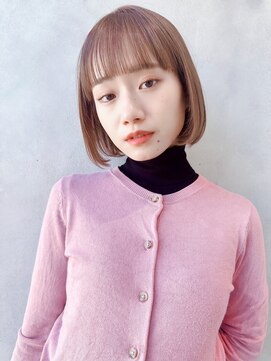 セイドット オモテサンドウ(Say. omotesando) Say.ショートボブミニボブヘーゼルグレージュグランマッシュ青山