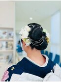 成人式和髪アップ