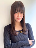 TJ天気予報 7t 滝の水店 レイヤーカット/似合わせ/水素カラー/ナチュラルブラウン/艶髪