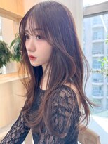 ジルブラン 土浦(JIL BLAN)&nbsp;ハイライトバレイヤージュダブルカラーレイヤーカット20代30代