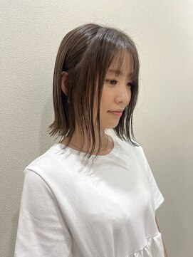 トッカ 所沢(tocca) 透明感イルミナカラー外ハネボブ