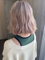 ムード(mood)&nbsp;ホワイトミルクティー/ミルクティーベージュ/ブリーチ/ボブ