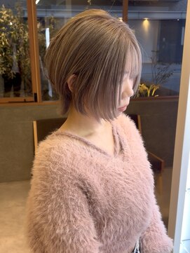 マシェリ バイ ハセ(ma cherie by HASE) ボブウルフ×シルバー