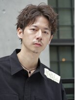 テン 心斎橋(tenn.)&nbsp;心斎橋シャドウパーマメンズマッシュウルフカット波巻きパーマ