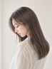 【水分量up♪超音波アイロン付き】カット+艶髪カラー+TOKIOトリートメント