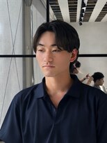 ホワイト(WHITE)&nbsp;毛流れセンターパート