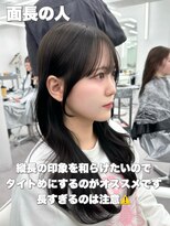 アマトウキョウ アユンチェ(AMA TOKYO×AYUNCHE) 前髪顔まわり韓国ヘアレイヤーカットサイドバンク2wayバンク韓国