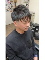 床屋のよこがわ テーパーフェード