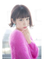 サロンドミルク 原宿(salon de MiLK)&nbsp;【salon de MiLK 原宿】前髪ちょい束ボブ