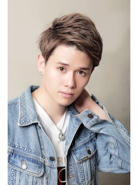 イグレックビス(igrek bis) IGREKBISツーブロック×無造作×ネープレス×マッシュショート