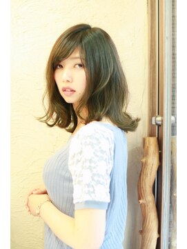 トヌコア ルア 下北沢店(TONUKOA RUA) 【TonukoaRua】アッシュグレージュなミディロブと外巻き☆