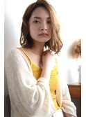 Gold beige×nuance bob 【ヴェールウェーブ】#3