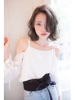 シャイン ヘア ブレンド 二子玉川(Shine hair blend)&nbsp;【二子玉川】丸みショート無造作カールボブディイルミナカラー15