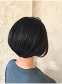 透明感ボブ/大人ショート/地毛風カラー/髪質改善【元町/石川町】