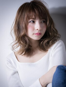 カバーヘア イヴ 戸頭店(COVER HAIR EVE) ヘムライト無造作パーマアンニュイ抜け感ヘアw戸頭20代30代40代