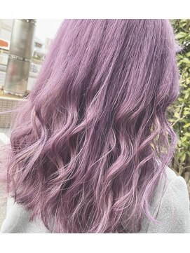 ヘアーステーション ハレラ(Hair station HaLe'LA) ピンクパープル