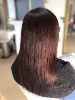 ヘアースタジオ ミウ(MiU)の写真/県内有数の、"ハーブマジックカラー"に特化したサロン！染める度に美しく、健康的な髪質と艶が手に入る＊