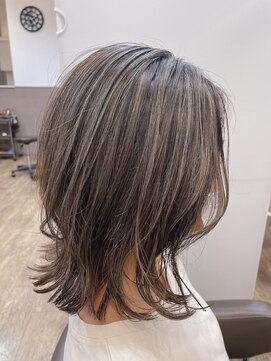 アルターリール(aL ter Rire) 【Rire尚平】コントラストハイライトカラー シルバーグレー★