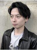 アップバングショートマッシュ