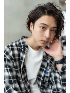 ケアリー 武蔵小杉(Carelly) メンズアップバング×束感マッシュ